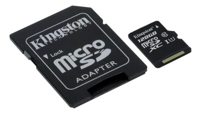 Tarjeta De Memoria Kingston Canvas Sdcs2/128gb + Sd Adapter