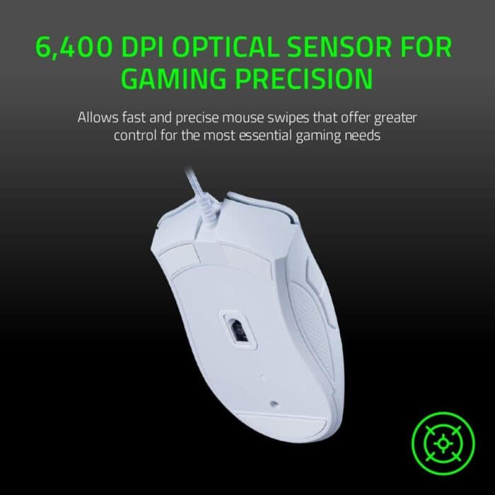 Mouse Gamer De Juego Razerdeathadder Essential Rz0103850100r3u1 Blanco - Image 4