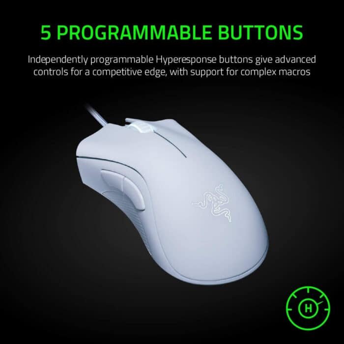 Mouse Gamer De Juego Razerdeathadder Essential Rz0103850100r3u1 Blanco - Image 6