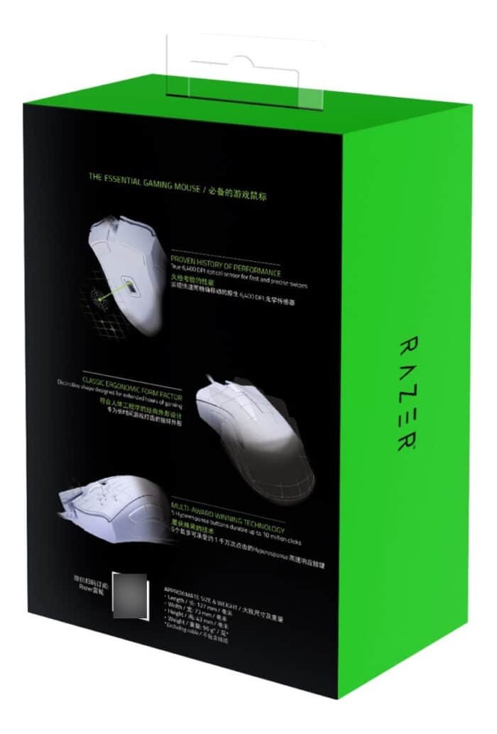Mouse Gamer De Juego Razerdeathadder Essential Rz0103850100r3u1 Blanco - Image 11