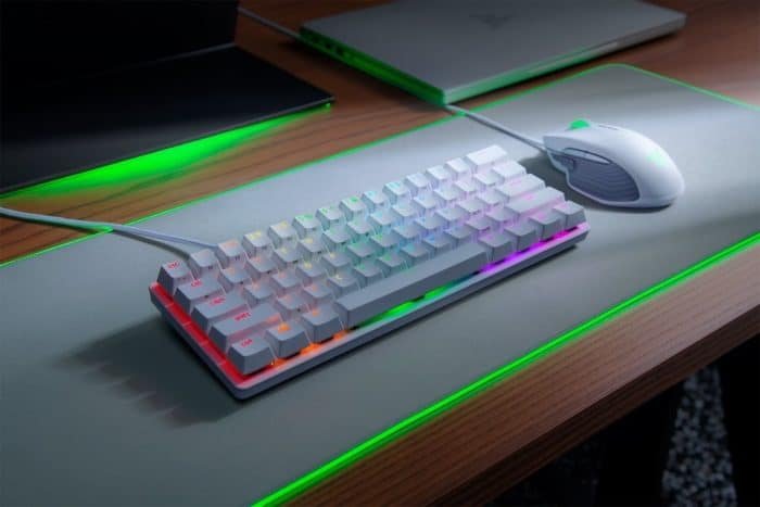 Teclado Gamer Razer Hunstman Mini 60% Razer Purple Inglés Us Color Mercury Con Luz Rgb - Image 12