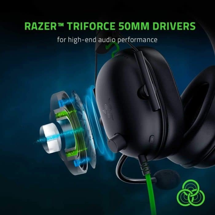 Audífonos Gamer Razer Blackshark V2 X Rz0403240100r3m1 Classic Black - Image 5