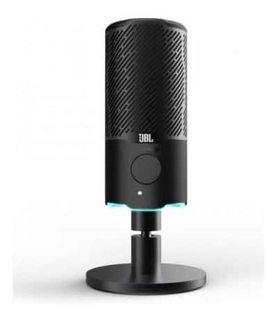 Jbl Quantum Stream Micrófono Multi Patrón Cardiode Y Omnidireccional Negro
