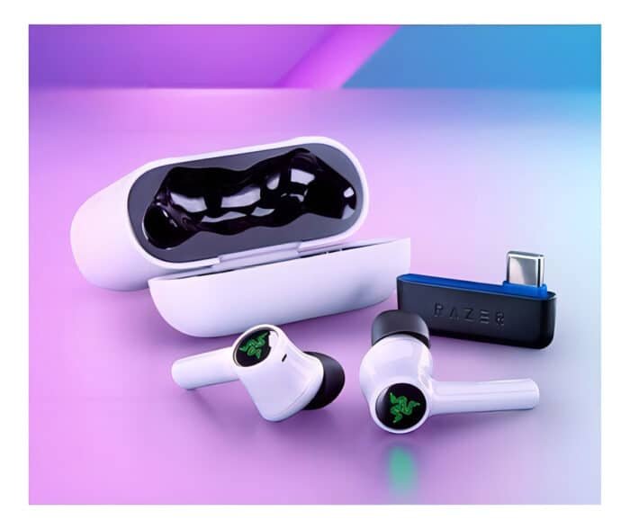 Audífono C/microf. Razer Hammerhead Hyperspeed Ps5 White Color Blanco - Image 6