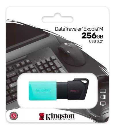 Pendrive Usb 3.2 Kingston Datatraveler Exodia M 256gb