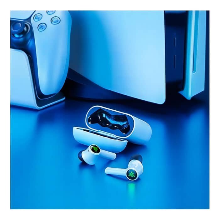 Audífono C/microf. Razer Hammerhead Hyperspeed Ps5 White Color Blanco - Image 7