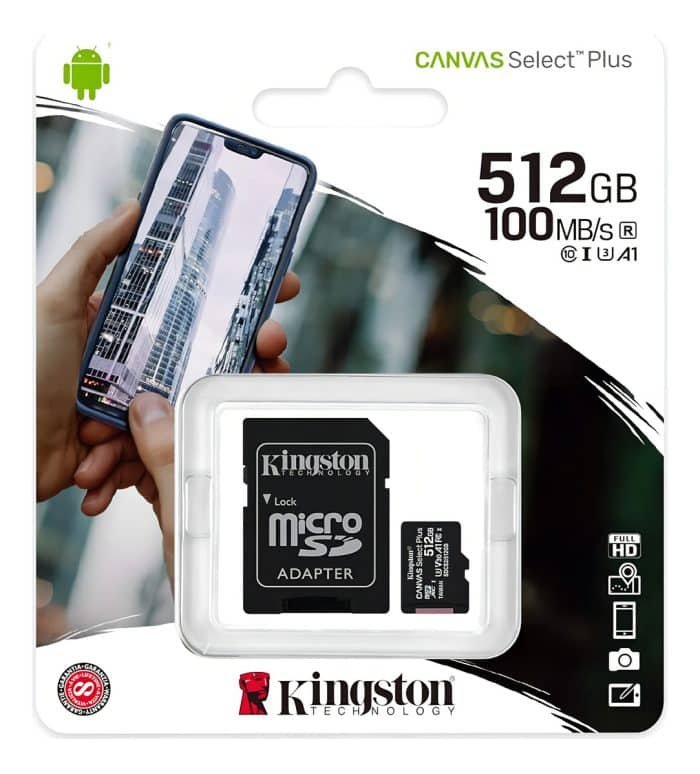 Tarjeta De Memoria Kingston Sdcs2/512gb Canvas Select Con Adaptador Sd 512gb - Image 2