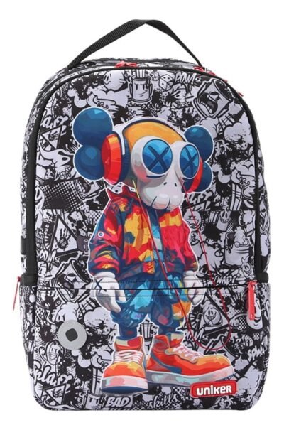 Mochila Uniker Pop Art Eyes X Escolar Niños Adolescentes