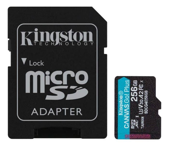 Memoria Microsd Kingston Canvas Go Plus Gen4 256gb 200mb/s