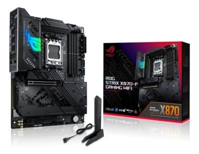 Placa Base Asus Rog Strix Gaming Wifi X870f Am5 Atx, Color Negro