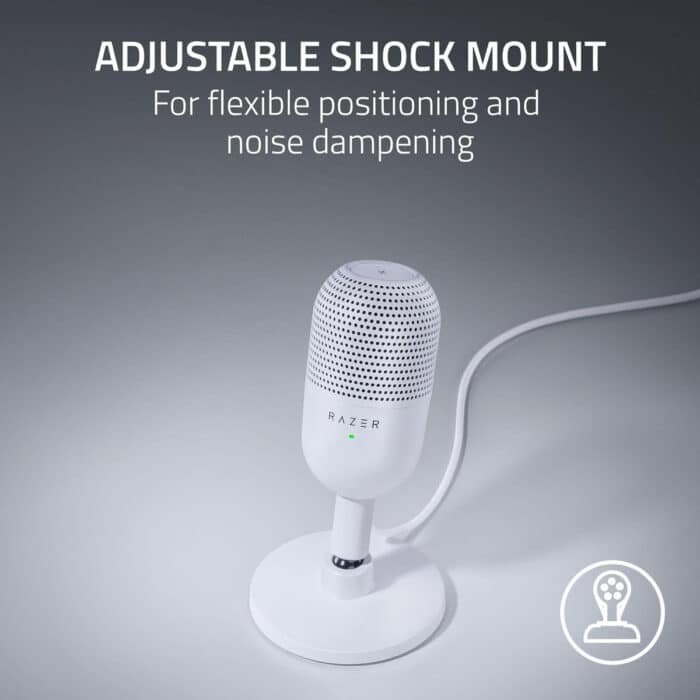 Micrófono Gamer Razer Seiren V3 Mini Ultra Compacto Usb Color Blanco - Image 6