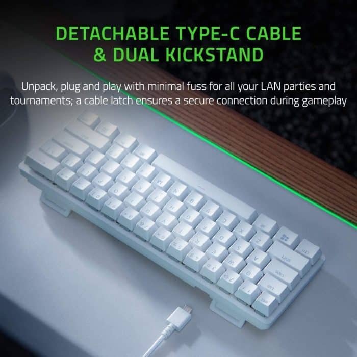 Teclado Gamer Razer Hunstman Mini 60% Qwerty Razer Purple Inglés Us Color Negro Con Luz Rgb - Image 7