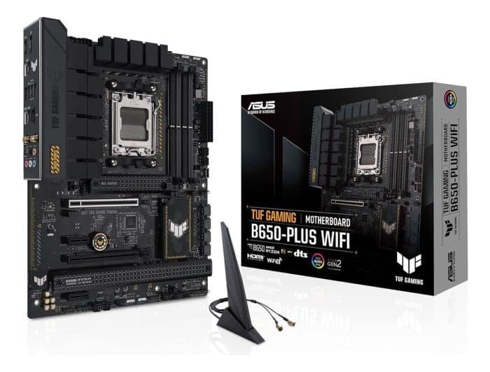 Placa Asus Tuf B650-plus Wifi Amd Ryzen Ddr5 Am5 Color Negro