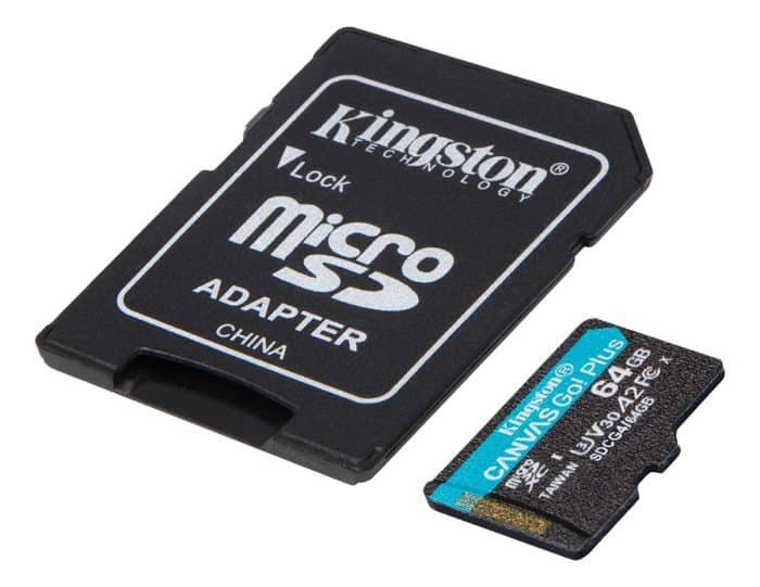 Tarjeta De Memoria Kingston Sdcg4/64gb Canvas Go! Plus Con Adaptador Sd 64gb - Image 2