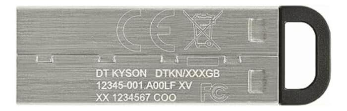 Memoria Kingston Usb-a Dtkyson 256 Gb 3.2 Gen1 200mb/s Color Plateado Liso - Image 3