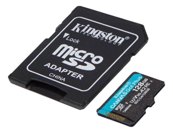 Tarjeta De Memoria Kingston Canvas Go Plus Con Adaptador Sd 128gb - Image 2