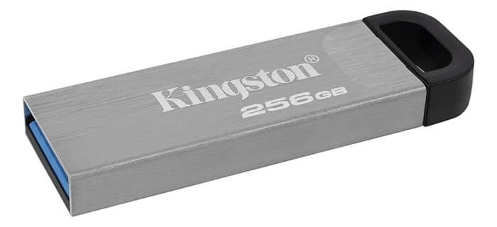 Memoria Kingston Usb-a Dtkyson 256 Gb 3.2 Gen1 200mb/s Color Plateado Liso - Image 2