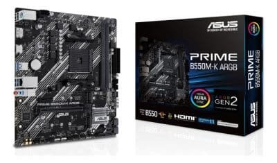 Motherboard Asus Prime B550m-k Argb Pc Aura Sync Am4 Ryzen