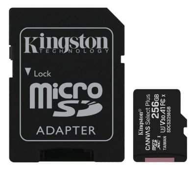 Tarjeta De Memoria Kingston Sdcs2/256gb + Sd Adapter