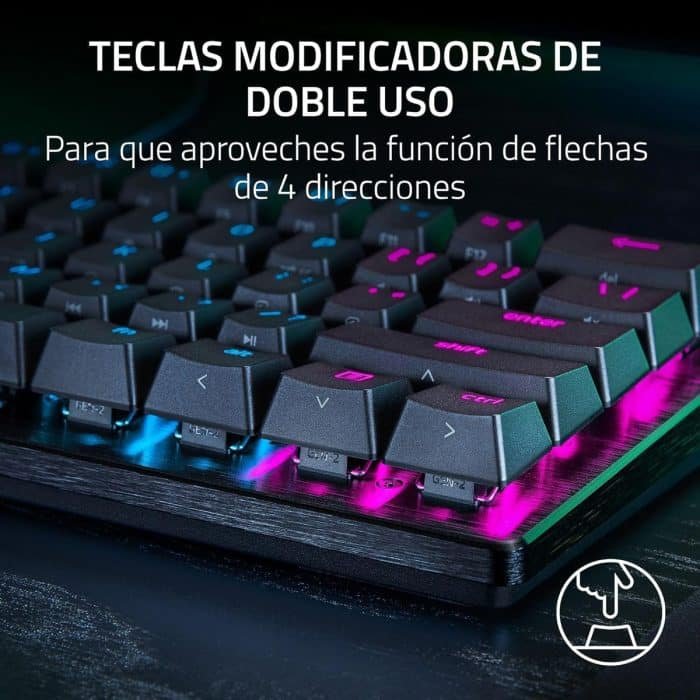Razer Huntsman V3 Pro Mini Teclado Optico Analogico Rgb 60%c Teclado Negro Idioma Inglés Us - Image 7