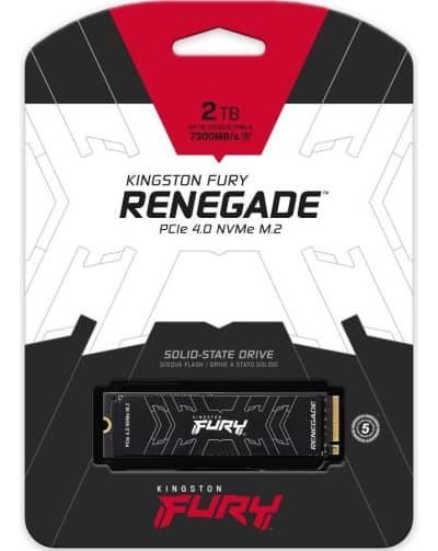 Disco Solido Ssd M2 Pci-e 2tb Kingston Fury Renegade Gen 4