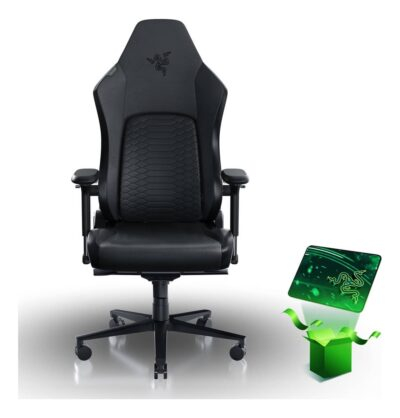 Silla Razer Iskur V2 Black Color Negro Material Del Tapizado Cuero