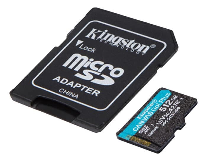 Tarjeta De Memoria Kingston Sdcg4/512gb Canvas Go! Plus Con Adaptador Sd 512gb - Image 2