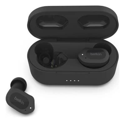 Auriculares Belkin Sound Form Play True Eardbuds - Cover Color Negro