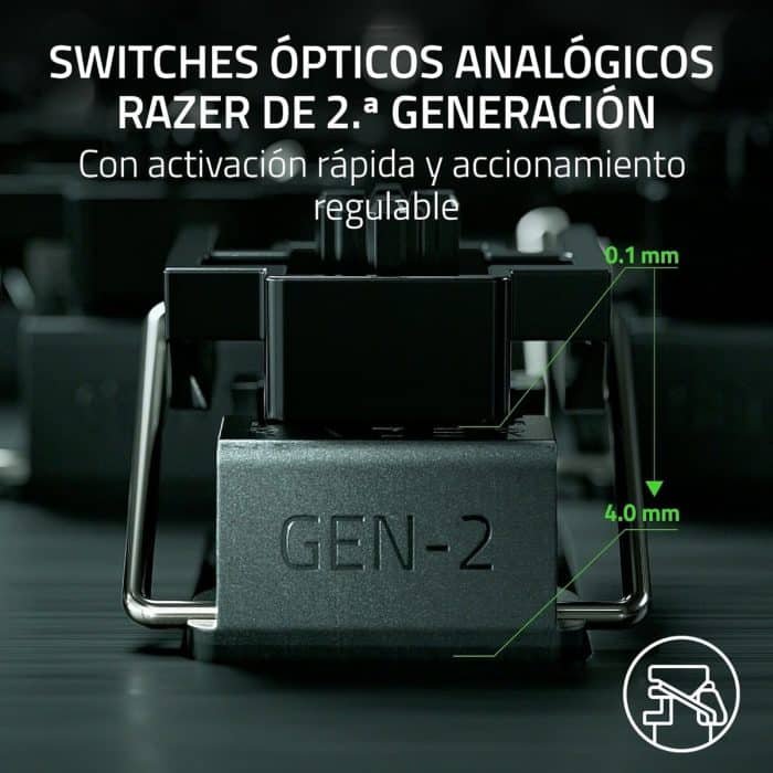Razer Huntsman V3 Pro Mini Teclado Optico Analogico Rgb 60%c Teclado Negro Idioma Inglés Us - Image 3