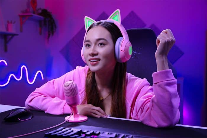 Micrófono Razer Seiren V3 Mini Ultra Compacto Color Quartz - Image 5