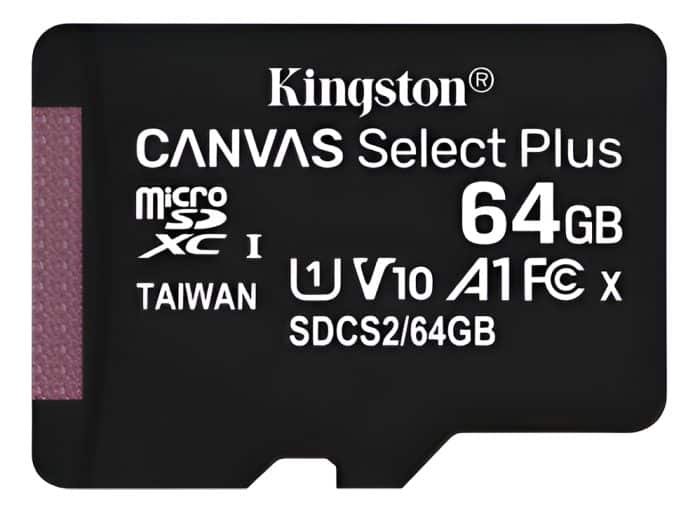 Tarjeta De Memoria Kingston Sdcs2/64gb + Sd Adapter