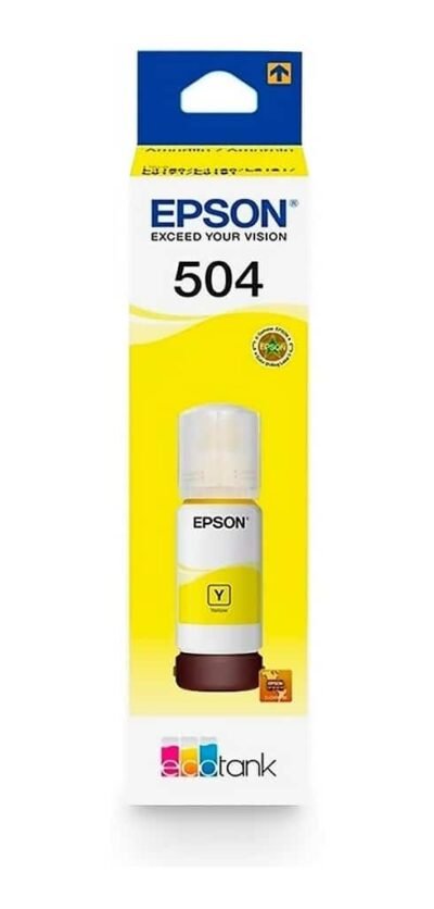 Botella Tinta Epson Amarillo 504 70cc