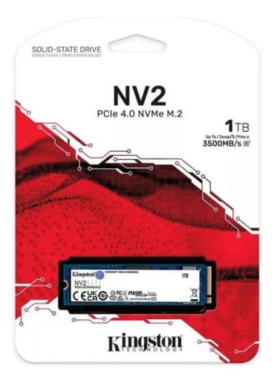 Disco Solido Kingston Ssd 1tb Nvme Pcie 4.0 M.2 Snv2s/1000g