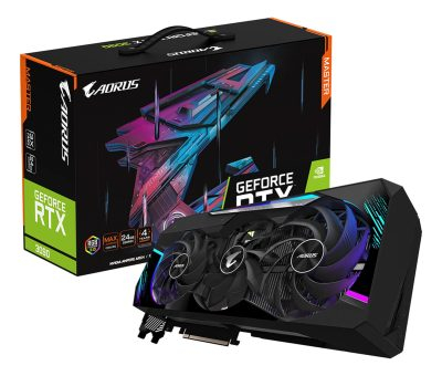 Gigabyte Tarjeta Gráfica Aorus Geforce Rtx 3090 Master 24g (rev2.0), Refrigeración Máxima Cubierta, 24 Gb 384 Bits Gddr6x, Gv-n3090aorus M-24gd Rev2.0 Tarjeta Gráfica