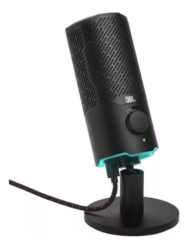 Jbl Quantum Stream Micrófono Multi Patrón Cardiode Y Omnidireccional Negro