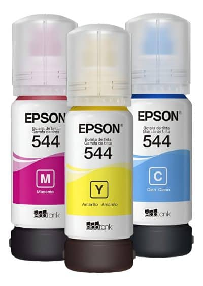 Combo Tinta Epson Color X3 T544520-3 L3110 L3150 L5190 65 Ml