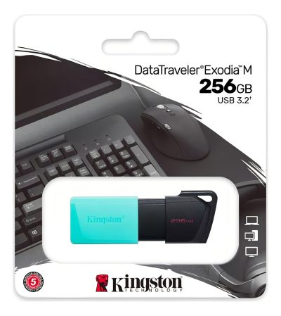 Pendrive Usb 3.2 Kingston Datatraveler Exodia M 256gb