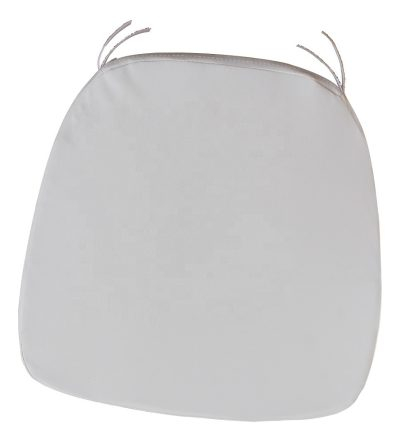 2 Almohadones Beige Para Silla Tipo Tiffany 2 Cm Grosor