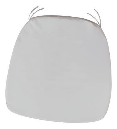2 Almohadones Blanca Para Silla Tipo Tiffany Con Listones