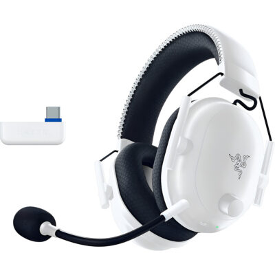 Razer Auriculares Gamer BlackShark V2 Pro PS5 2.4G/BT – Blanco
