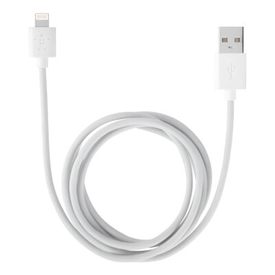 Belkin Cable USB-C a Lightning 2m – Blanco