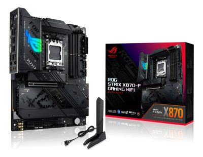 Placa Base Asus Rog Strix Gaming Wifi X870f Am5 Atx, Color Negro
