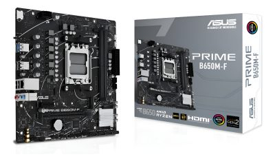 Placa Asus Prime B650m-f M.2 Ddr5 Asus Am5 Mae, Color Negro