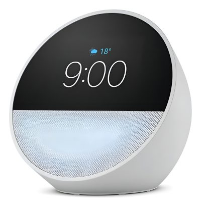 Amazon Echo Spot Bocina Inteligente 2024 Alexa Color Blanco