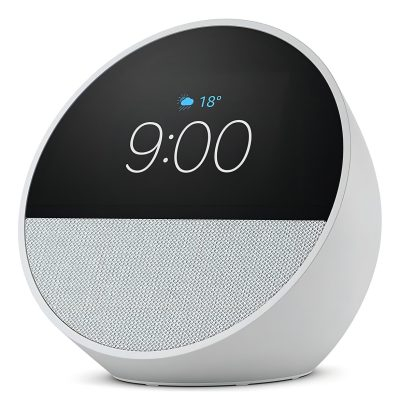 Amazon Echo Spot Bocina Inteligente 2024 Alexa Color Blanco