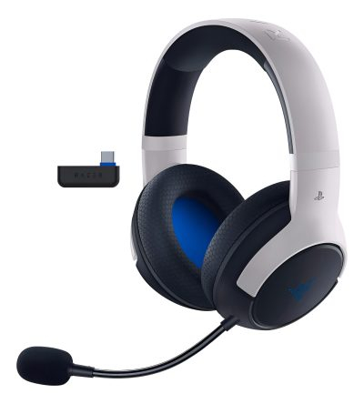 Razer Kaira Hyperspeed For Playstation 5 Multiplataforma Cuo Color Blanco Luz Azul Marino