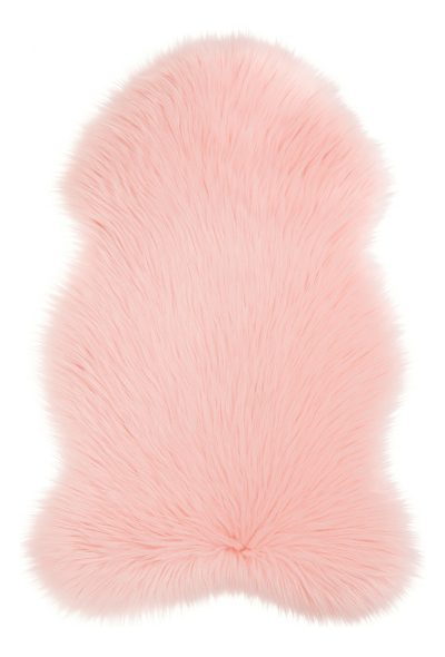 Alfombra Piel Sintética Grande Estilo Lujo Suave 90*80 Cm