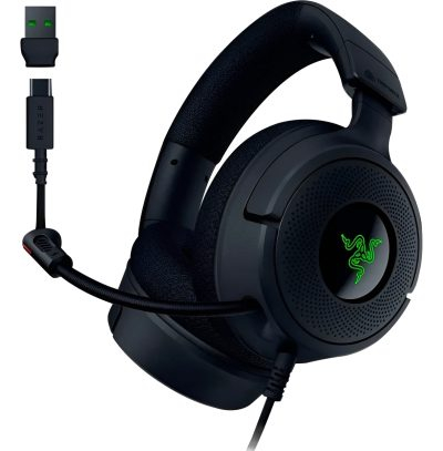 Audifono C/microf. Razer Kraken V4 X Chroma Black Color Negro