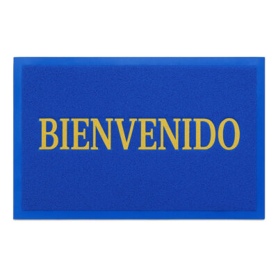 Alfombra Bienvenido Antideslizante Entrada Hogar Decorativa