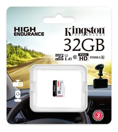 Kingston Micro Sd Clase 10 Endurance A1 Para Camaras 32gb +